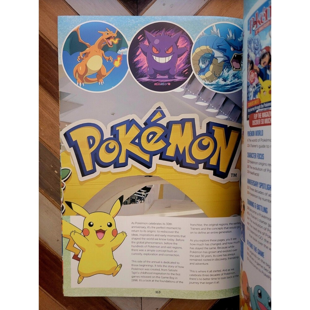 Pokemon Topsy-Turvy Special 30th Anniv Ultimate Guide w/ Posters, Games, Secrets - Picture 5 of 14